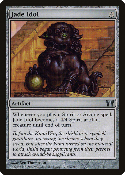 Jade Idol (CHK-256) - Champions of Kamigawa