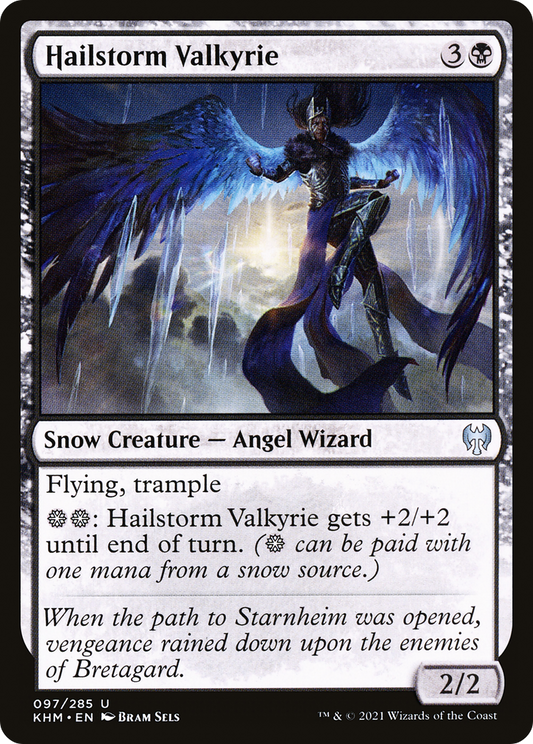 Hailstorm Valkyrie (KHM-097) - Kaldheim: (snow)