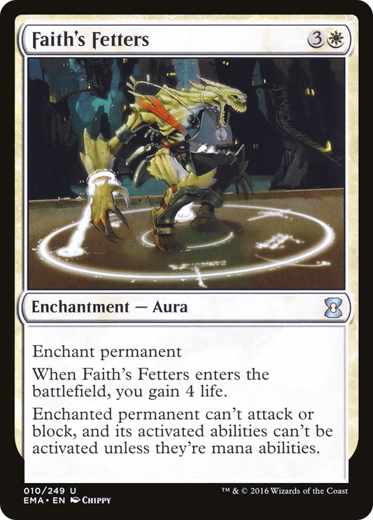 Faith's Fetters (EMA-010) - Eternal Masters Foil