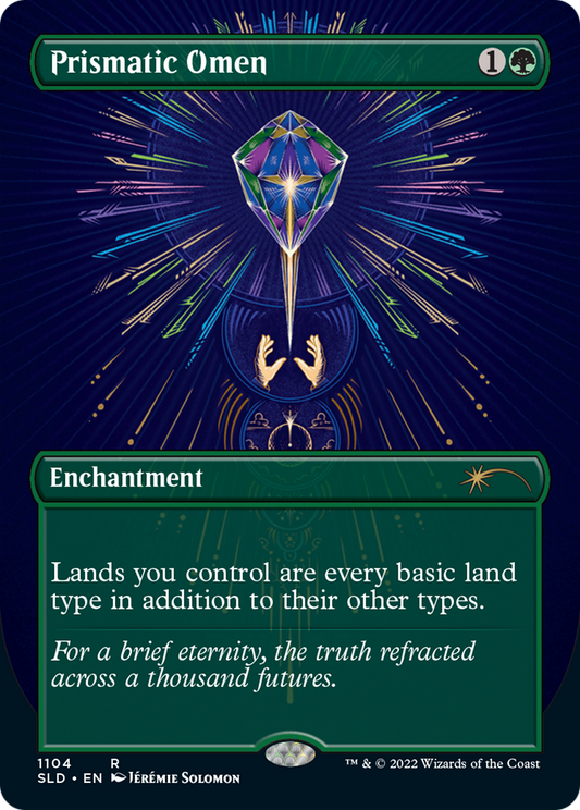 Prismatic Omen (SLD-1104) - Secret Lair Drop (Borderless) Foil