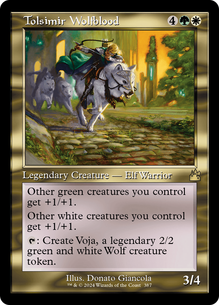 Tolsimir Wolfblood (RVR-387) - Ravnica Remastered Foil