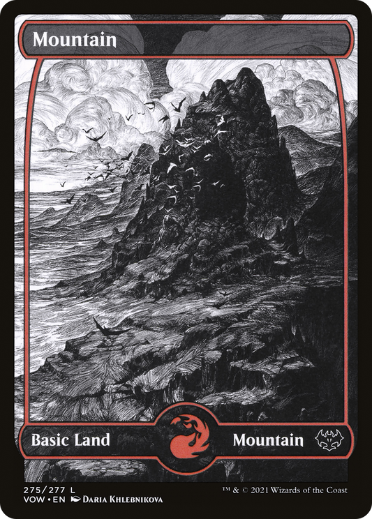Mountain (VOW-275) - Innistrad: Crimson Vow: (Showcase) Foil