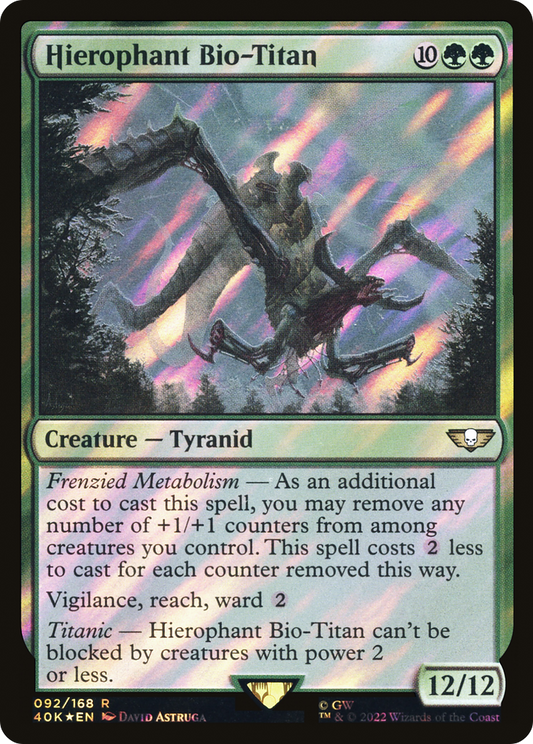 Hierophant Bio-Titan (Surge Foil) [Universes Beyond: Warhammer 40,000]