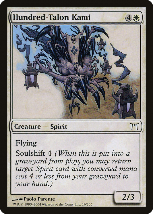Hundred-Talon Kami (CHK-016) - Champions of Kamigawa Foil