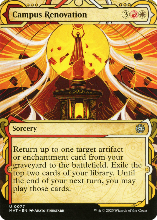 Campus Renovation (MAT-077) - March of the Machine: The Aftermath: (Showcase) (Borderless)