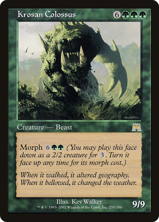 Krosan Colossus [Onslaught]