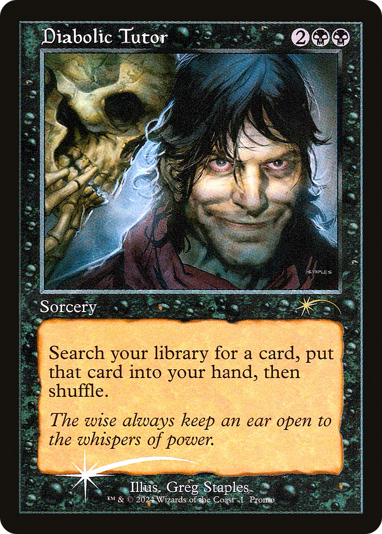 Diabolic Tutor [Wizards Play Network 2024]