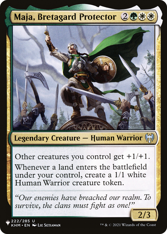 Maja, Bretagard Protector [The List]