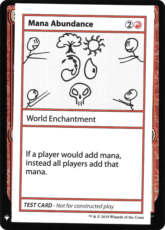 Mana Abundance [Mystery Booster Playtest Cards]