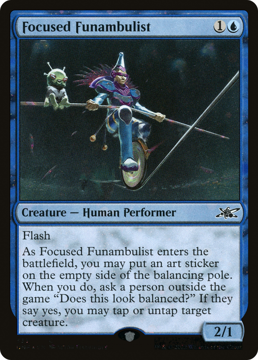 Focused Funambulist (Galaxy Foil) [Unfinity]