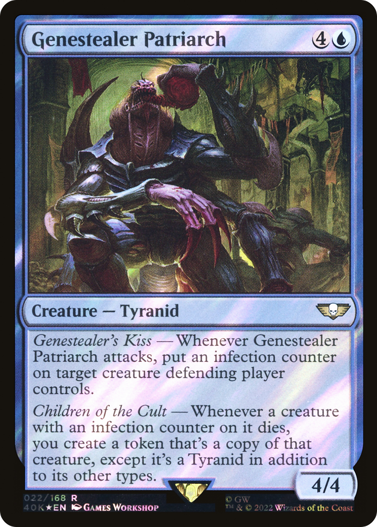 Genestealer Patriarch (Surge Foil) [Universes Beyond: Warhammer 40,000]