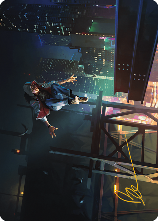 Desmond Miles Art Card (Gold-Stamped Signature) (ASACR-002) - Assassin's Creed Art Series (Borderless)