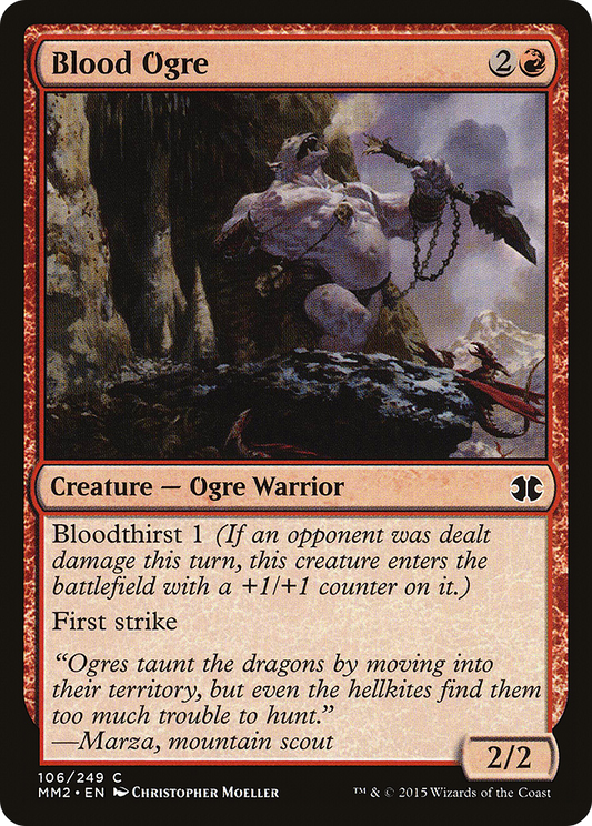 Blood Ogre (MM2-106) - Modern Masters 2015 Foil