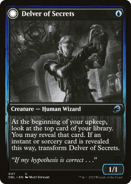 Delver of Secrets // Insectile Aberration [Innistrad: Double Feature]