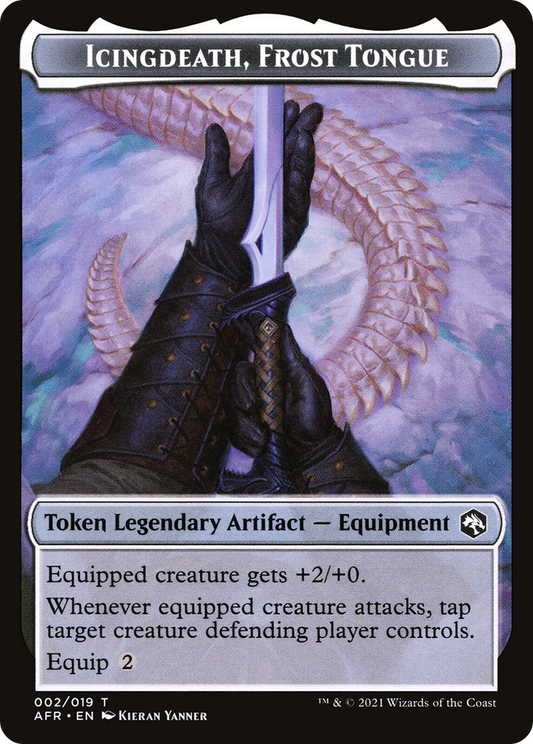 Icingdeath, Frost Tongue (AFR-002) - Adventures in the Forgotten Realms Tokens