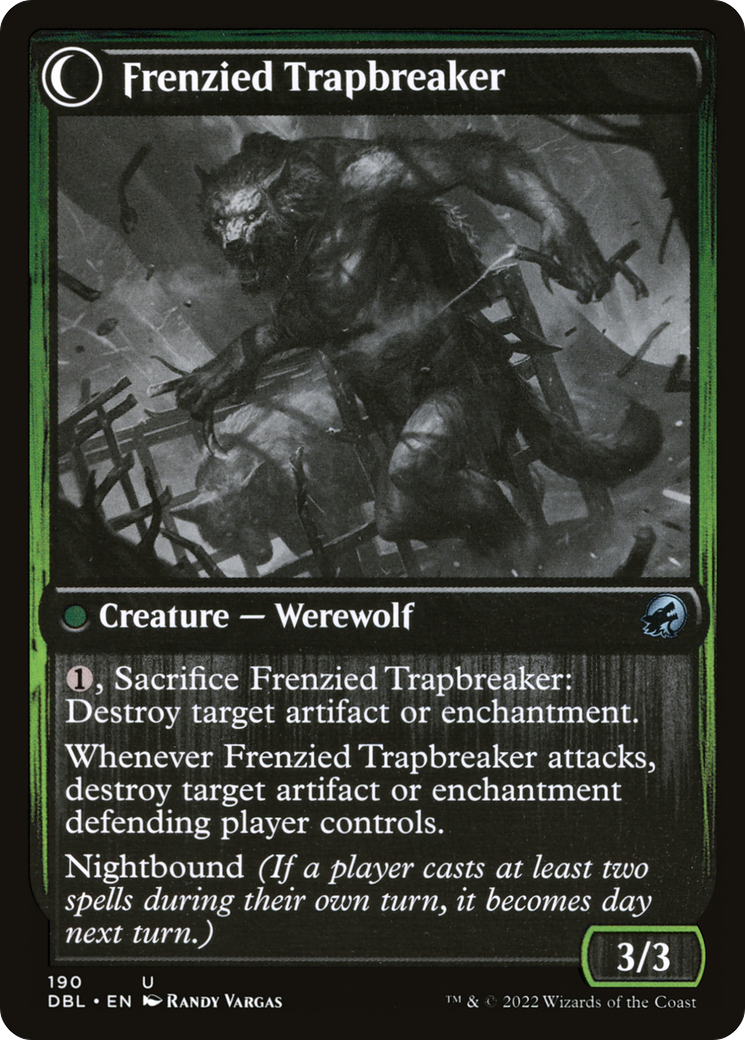 Outland Liberator // Frenzied Trapbreaker (DBL-190) - Innistrad: Double Feature: (Double Faced Transform)