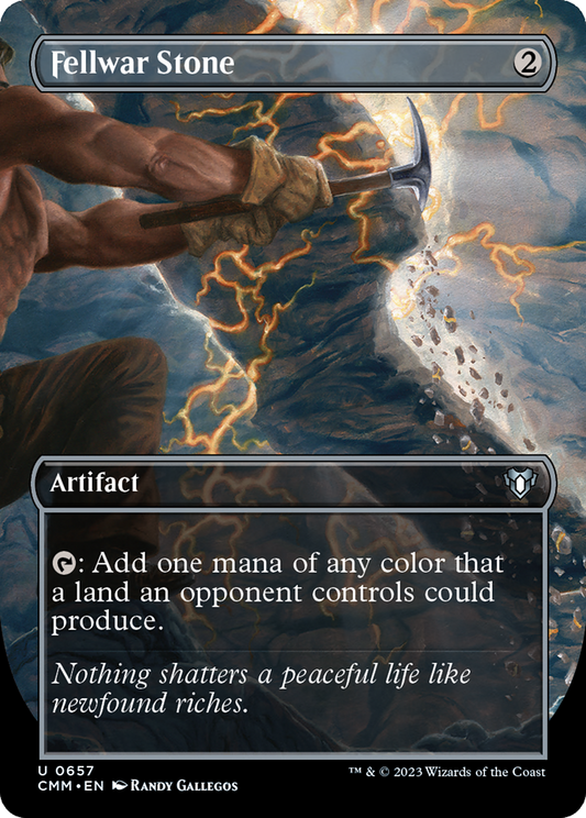 Fellwar Stone (CMM-657) - Commander Masters (Borderless) Foil