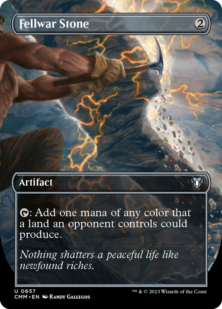 Fellwar Stone (CMM-657) - Commander Masters (Borderless)