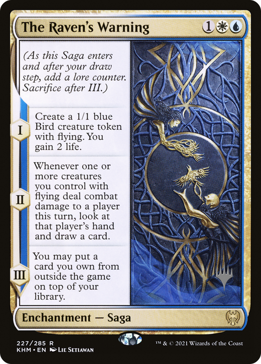 The Raven's Warning (PPKHM-227) - Kaldheim Promos