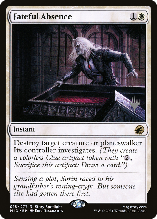 Fateful Absence (PPMID-018) - Innistrad: Midnight Hunt Promos