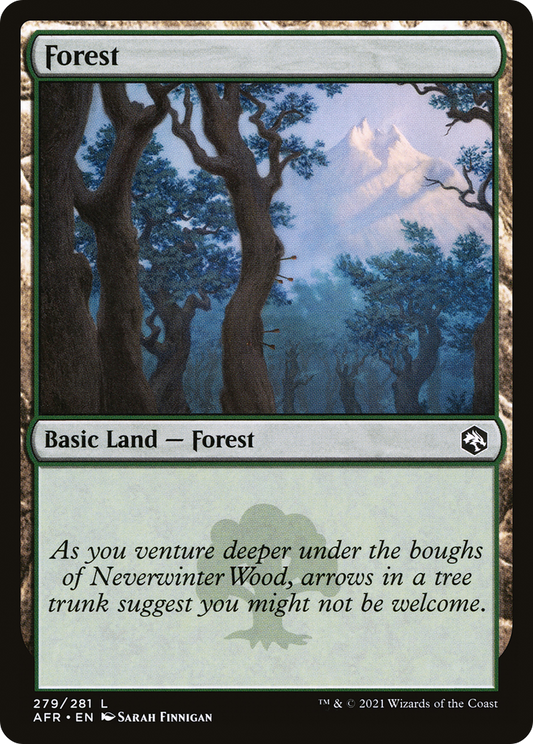 Forest (AFR-279) - Adventures in the Forgotten Realms Foil