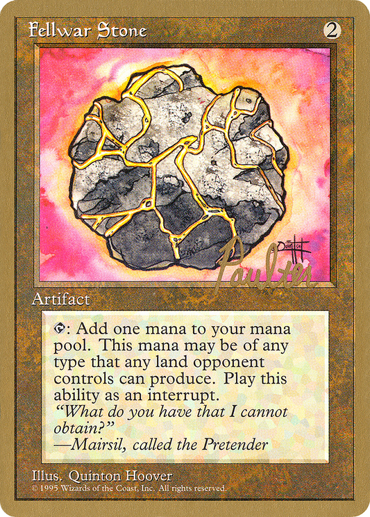 Fellwar Stone (Preston Poulter) [Pro Tour Collector Set]