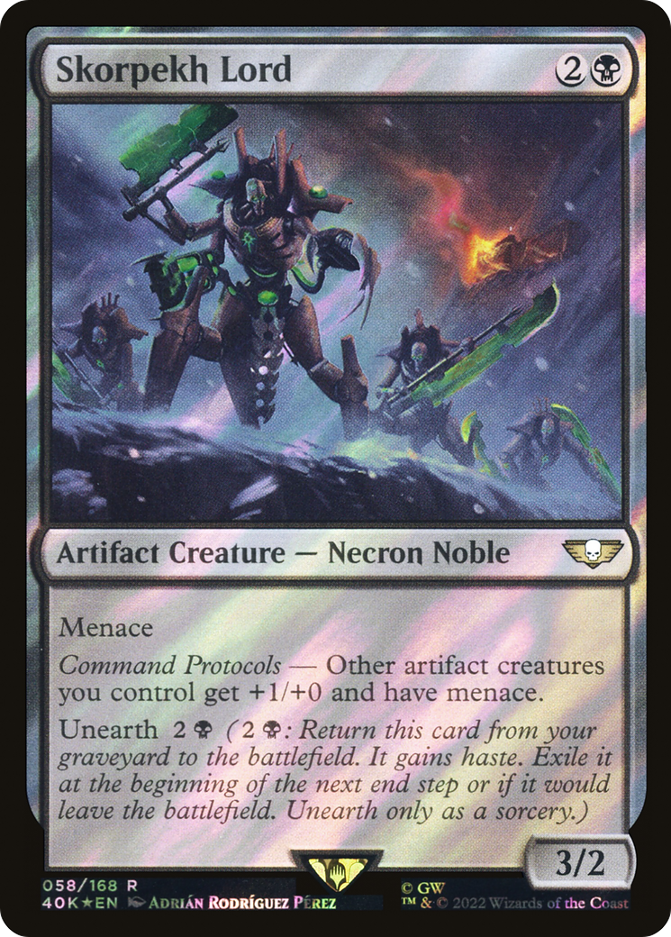 Skorpekh Lord (Surge Foil) [Universes Beyond: Warhammer 40,000]