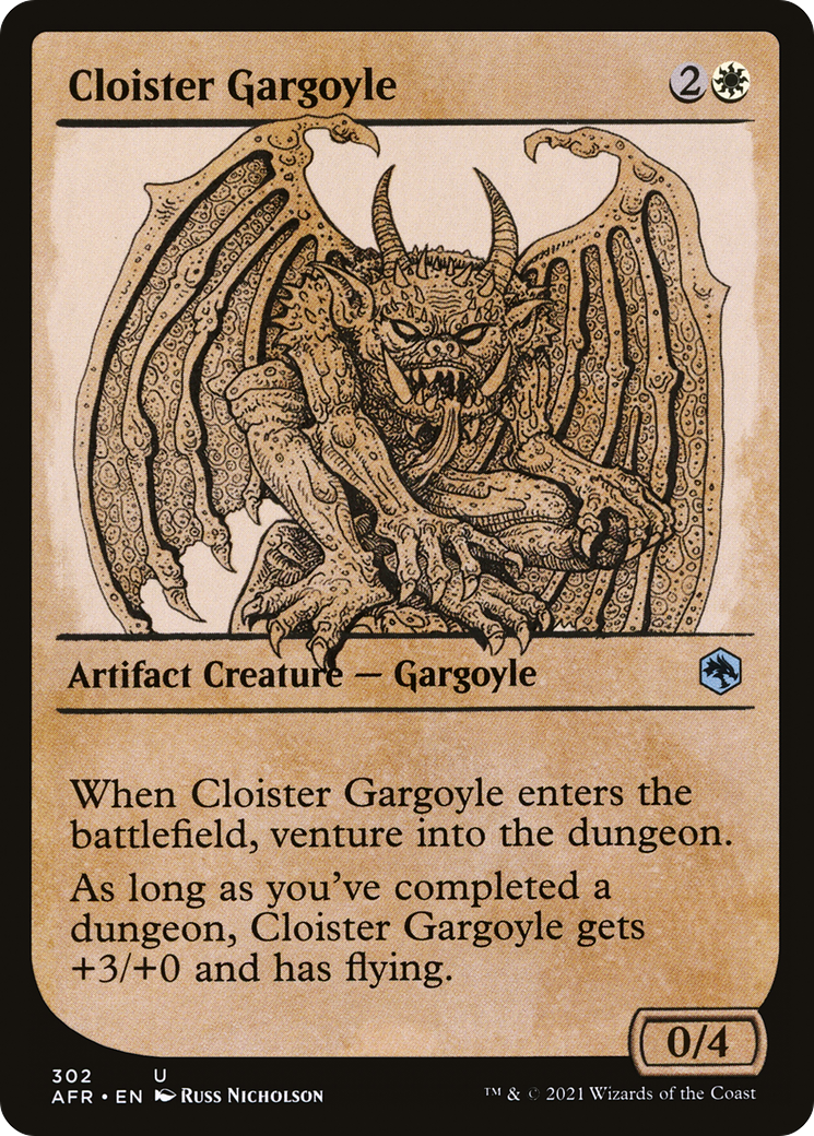Cloister Gargoyle  (Showcase) [Dungeons & Dragons: Adventures in the Forgotten Realms]