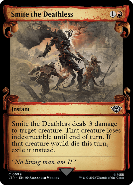 Smite the Deathless (LTR-599) - The Lord of the Rings: Tales of Middle-earth: (Showcase) Foil