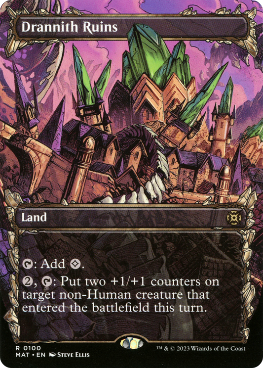 Drannith Ruins (MAT-100) - March of the Machine: The Aftermath: (Showcase) (Borderless)