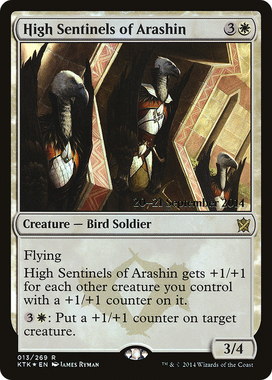 High Sentinels of Arashin  [Khans of Tarkir Prerelease Promos]