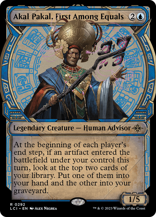 Akal Pakal, First Among Equals (LCI-292) - The Lost Caverns of Ixalan: (Showcase)