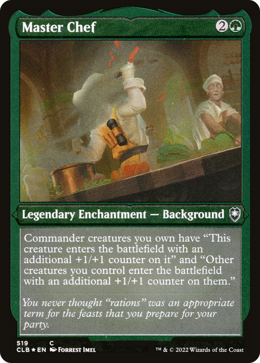 Master Chef (CLB-519) - Commander Legends: Battle for Baldur's Gate Etched Foil