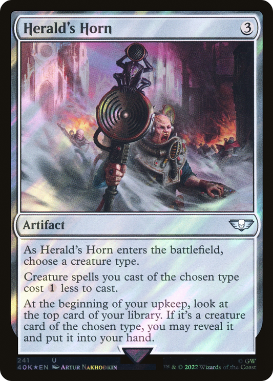 Herald's Horn (Surge Foil) [Universes Beyond: Warhammer 40,000]