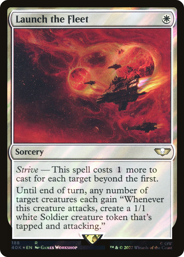 Launch the Fleet (Surge Foil) [Universes Beyond: Warhammer 40,000]