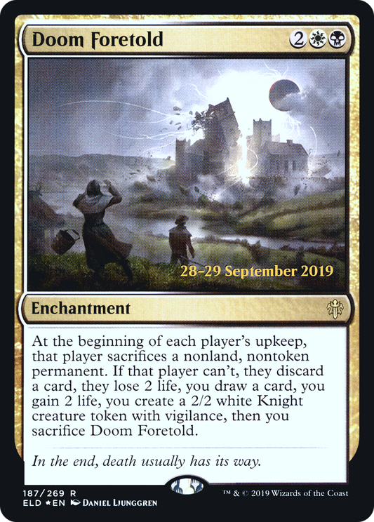 Doom Foretold  [Throne of Eldraine Prerelease Promos]