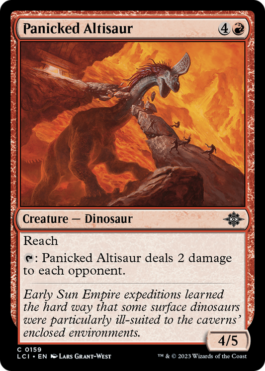 Panicked Altisaur (LCI-159) - The Lost Caverns of Ixalan Foil