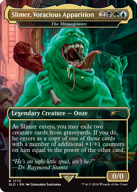 The Mimeoplasm (SLD-1773) - Secret Lair Drop / Slimer, Voracious Apparition (Borderless)