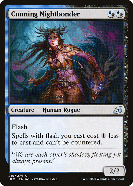 Cunning Nightbonder (IKO-219) - Ikoria: Lair of Behemoths Foil