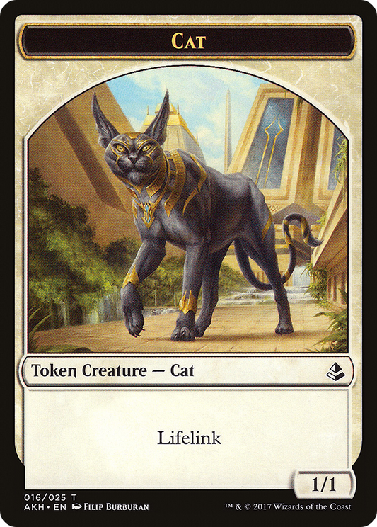 Cat (AKH-016) - Amonkhet Tokens Foil
