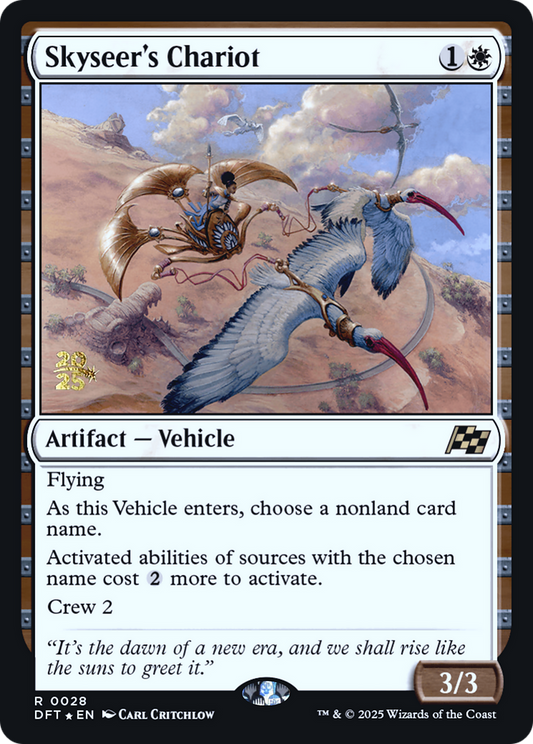 Skyseer's Chariot [Aetherdrift Prerelease Promos]