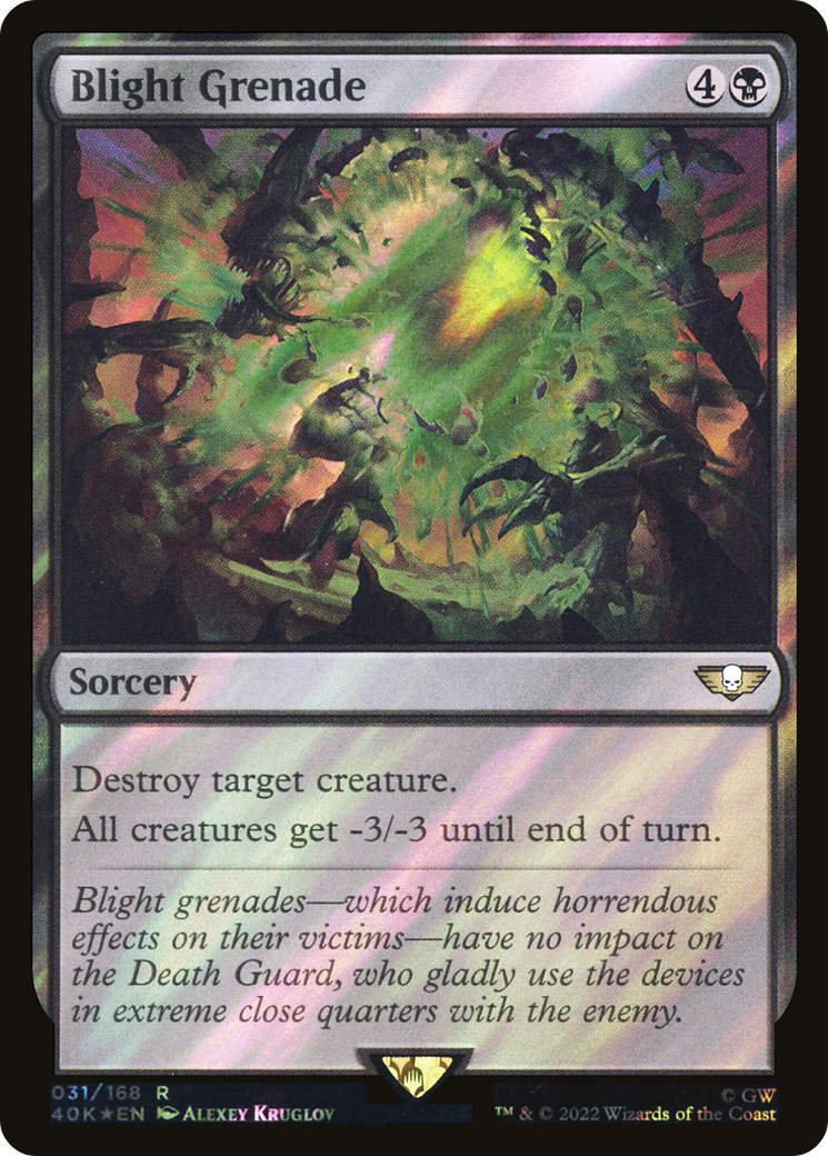 Blight Grenade (Surge Foil) [Universes Beyond: Warhammer 40,000]