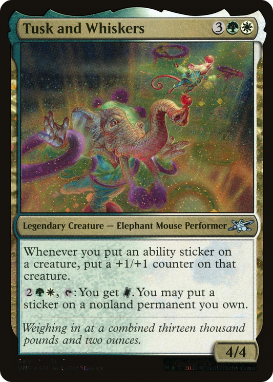 Tusk and Whiskers (Galaxy Foil) [Unfinity]