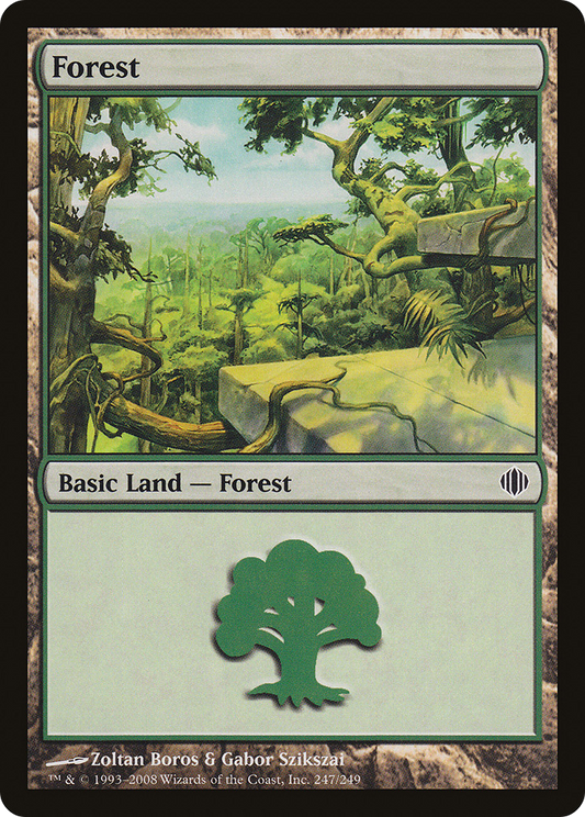 Forest (ALA-247) - Shards of Alara Foil