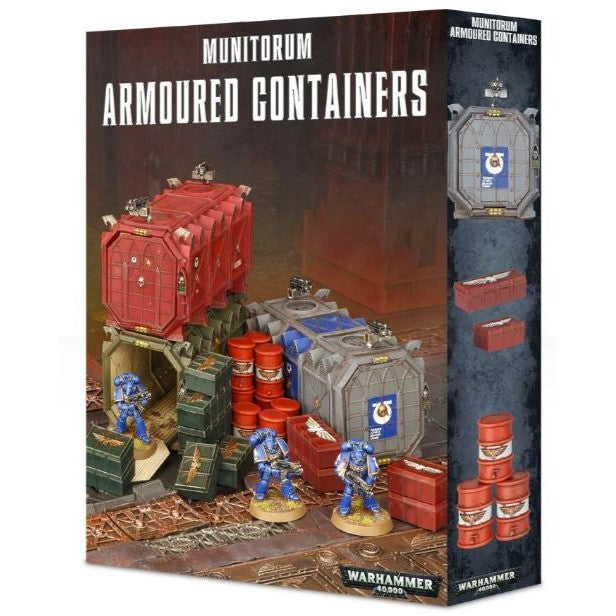 Terrain - Battlezone Manufactorum: Munitorum Armoured Containers ( 64-98 ) - Used