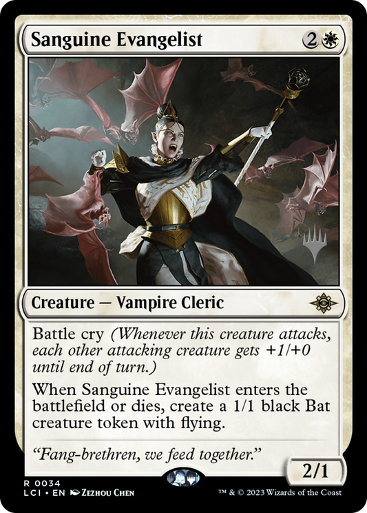 Sanguine Evangelist (PPLCI-034) - The Lost Caverns of Ixalan Promos