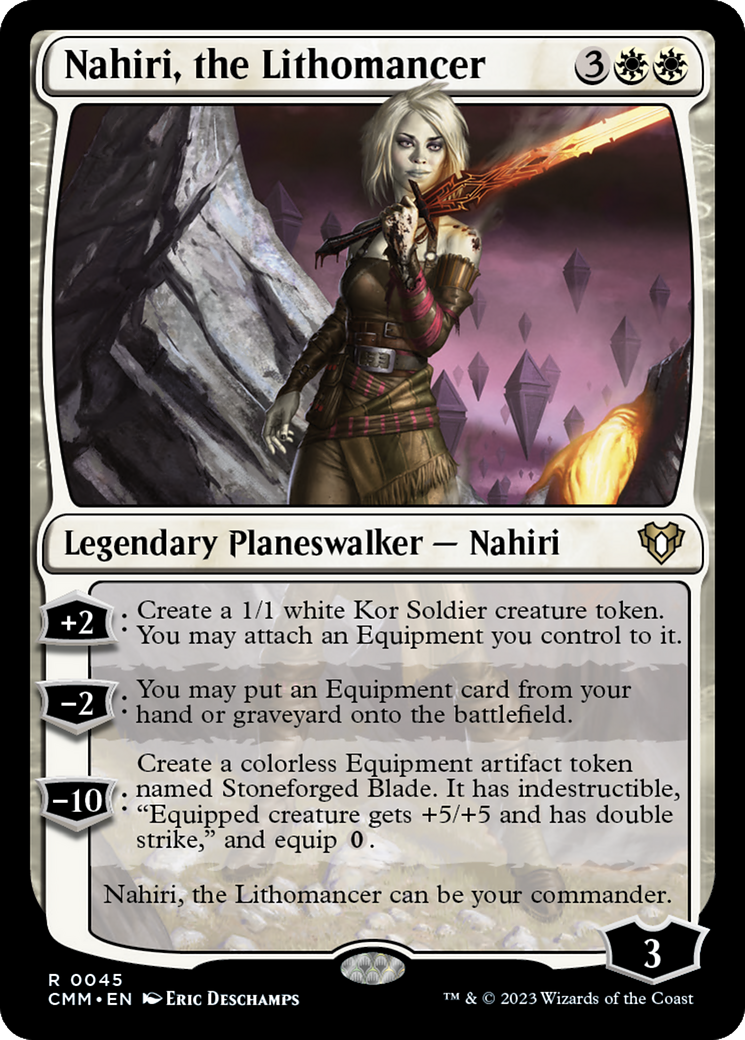 Nahiri, the Lithomancer [Commander Masters]