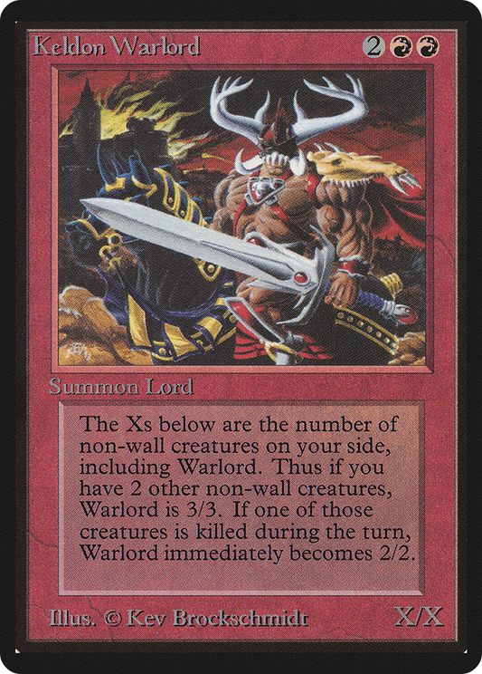 Keldon Warlord [Limited Edition Beta]