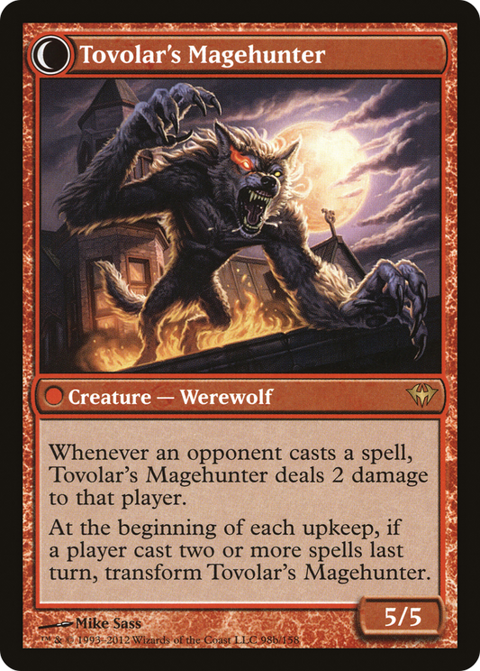 Mondronen Shaman // Tovolar's Magehunter (DKA-098) - Dark Ascension: (Double Faced Transform) Foil