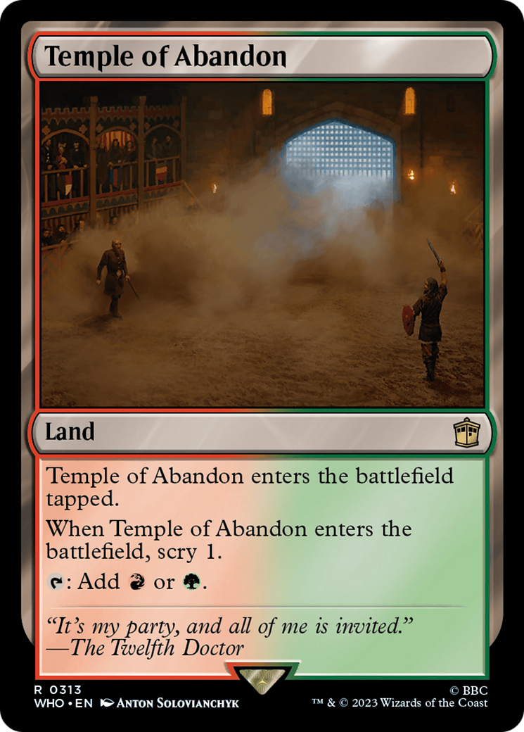 Temple of Abandon (WHO-313) - Doctor Who